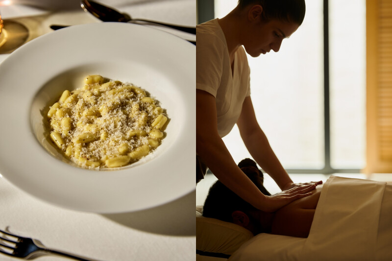 美食以及 Spa 設施皆打造專屬儀式感。 美食以及 Spa 設施皆打造專屬儀式感。