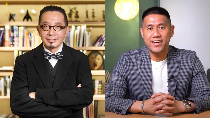 台灣知名建築師劉培森(左)與現任《城邦國際名表》總編輯劉必祥。 台灣知名建築師劉培森(左)與現任《城邦國際名表》總編輯劉必祥。