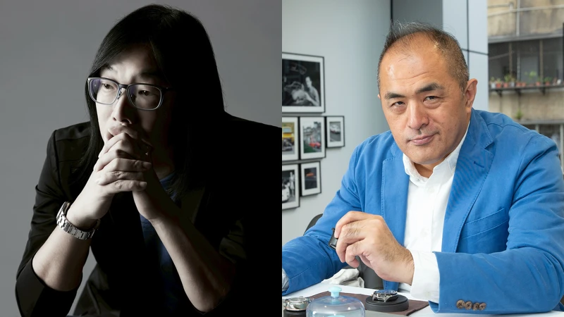 知名時尚攝影師黃天仁(左)與鐘錶評論家 Henry Chen。 知名時尚攝影師黃天仁(左)與鐘錶評論家 Henry Chen。