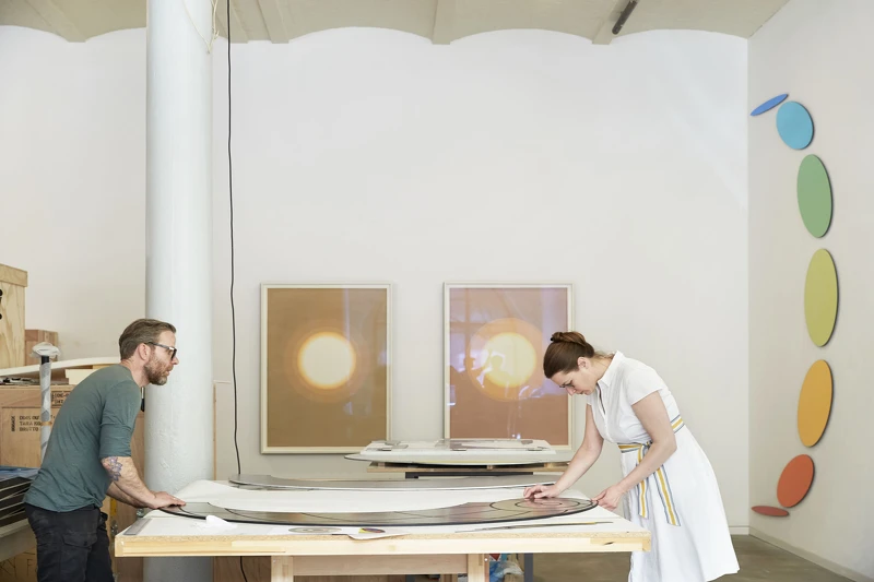 奧拉弗.埃利亞松工作室。攝影:Zan Wimberley,2019 © 2019奧拉弗・埃利亞松 奧拉弗.埃利亞松工作室。攝影:Zan Wimberley,2019 © 2019奧拉弗・埃利亞松