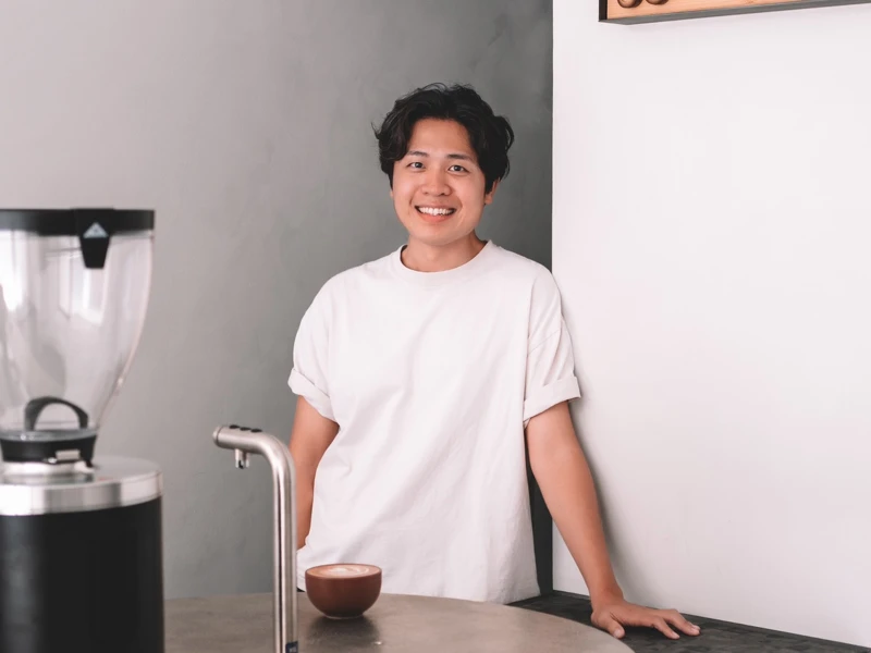 「here kyoto」臺南店的主理人 Hossy Pan（潘星佑）。