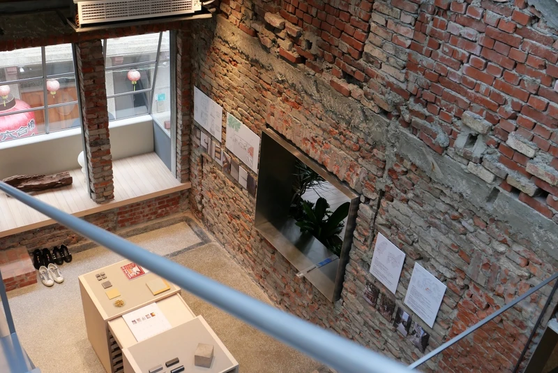 保留下代表臺灣風格的磨石子地板。