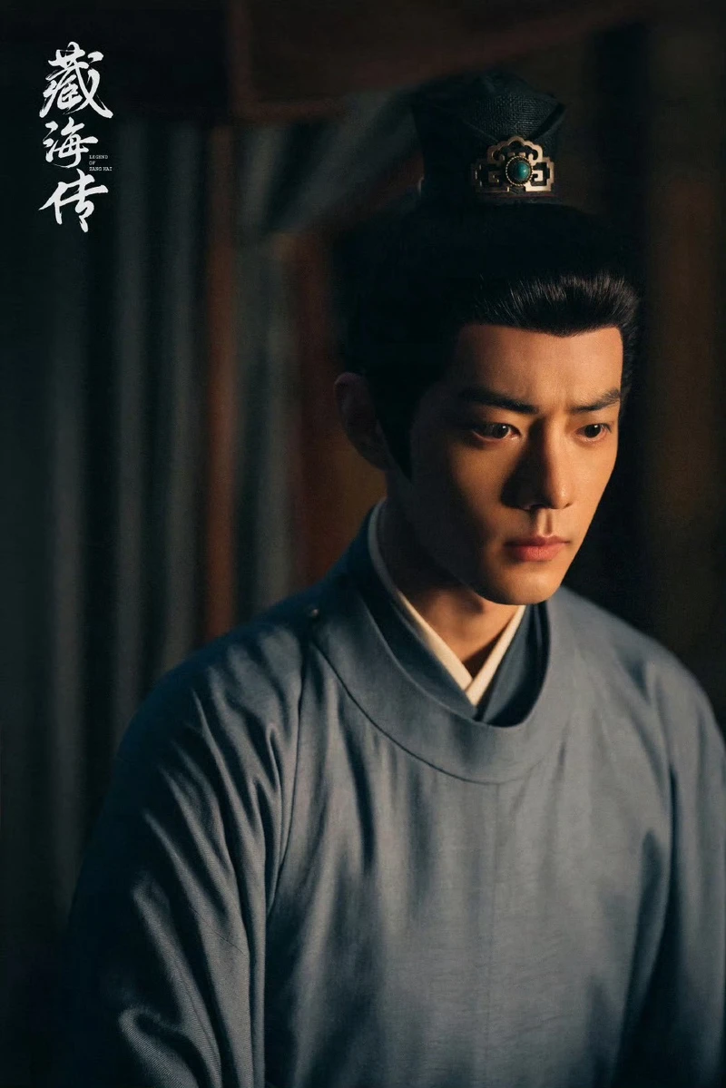 肖戰全劇都是便於整理的束髮造型。