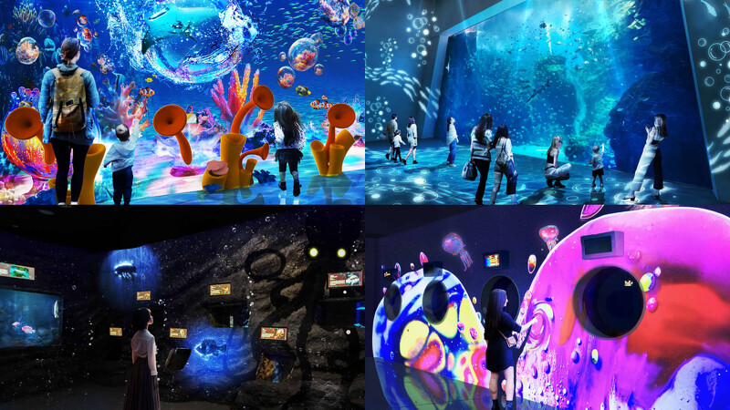 「Xpark meets NAKED~Ocean of Light 潛浸海洋~」模擬圖 「Xpark meets NAKED~Ocean of Light 潛浸海洋~」模擬圖