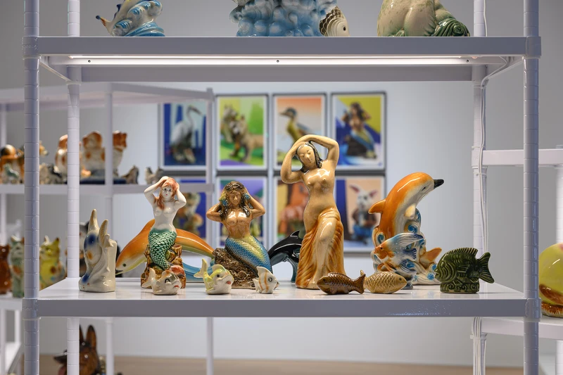 吳權倫(WU Chuan-lun),〈代窯〉(Derived Pottery),2025。(新北市美術館提供,攝影:王世邦。) 吳權倫(WU Chuan-lun),〈代窯〉(Derived Pottery),2025。(新北市美術館提供,攝影:王世邦。)