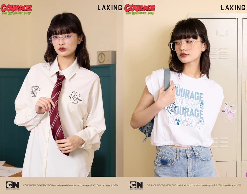 LAKING推出多款具特色的膽小狗英雄合作上衣單品,直接”嚇”住全場 LAKING推出多款具特色的膽小狗英雄合作上衣單品,直接”嚇”住全場