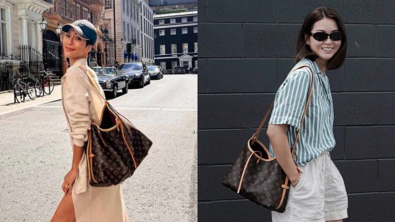 時尚KOL莫莉展示大尺寸 Louis Vuitton CarryAll MM 包款 時尚KOL莫莉展示大尺寸 Louis Vuitton CarryAll MM 包款