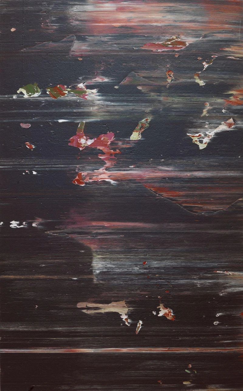 Jack Whitten|西伯利亞鹽研磨器(Siberian Salt Grinder),局部|1974|壓克力顏料畫布|203.2 × 127 cm|MoMA 典藏|© 2025 MoMA,攝影:John Wronn Jack Whitten|西伯利亞鹽研磨器(Siberian Salt Grinder),局部|1974|壓克力顏料畫布|203.2 × 127 cm|MoMA 典藏|© 2025 MoMA,攝影:John Wronn