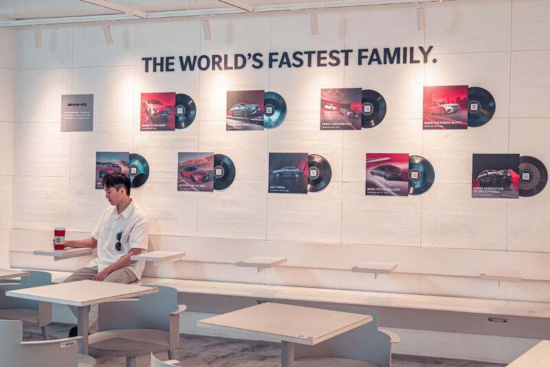 CAFE!N x Mercedes-AMG 聯名主題店