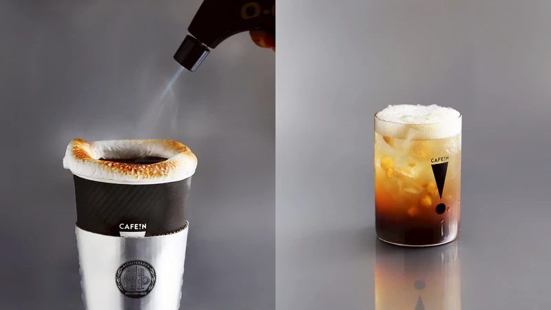 CAFE!N x Mercedes-AMG 聯名飲品：「最速燒胎咖啡」與「傳奇蘋果樹通寧美式」