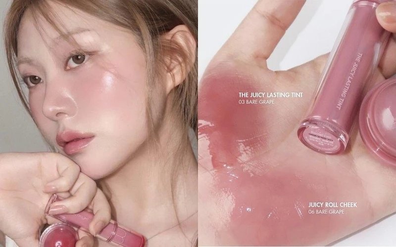 rom&nd Juicy roll cheek 06 babe grape NT373,(Photo/Instagram:@romandyou) rom&nd Juicy roll cheek 06 babe grape NT373,(Photo/Instagram:@romandyou)