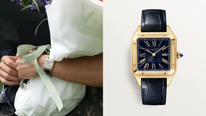 Cartier Santos Dumont 黑金腕錶 NT.453.000 Cartier Santos Dumont 黑金腕錶 NT.453.000