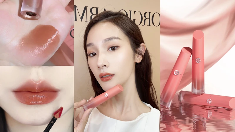 圖片來源:Armani Beauty & 小紅書|【奢華絲緞訂製水唇釉 威尼斯日出限定版】定價NT$1,600 圖片來源:Armani Beauty & 小紅書|【奢華絲緞訂製水唇釉 威尼斯日出限定版】定價NT$1,600
