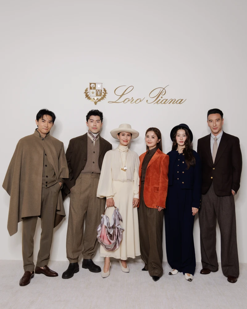 （左起）Desmond陳泂江、泰星Nine Naphat、Anne Thong、蔡卓妍、 Namtan Tipnaree、王陽明。