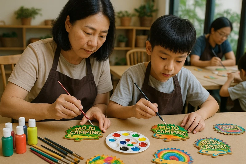 療癒推理後的緊繃神經！「2025誠品生活松菸戶外露營展」刺蝟造型彩繪木杯墊手作課程可愛滿分！