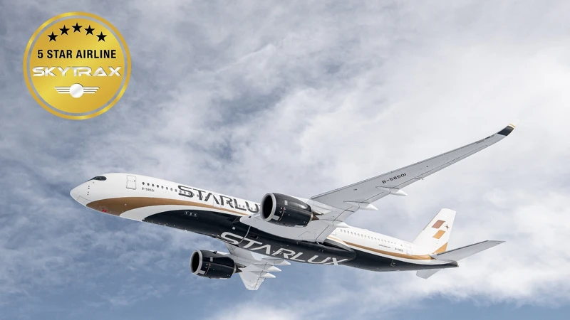星宇航空首度獲得SKYTRAX「五星級航空」肯定 星宇航空首度獲得SKYTRAX「五星級航空」肯定