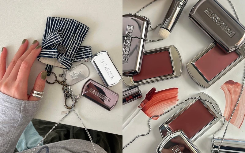 BRAYE 鐵盒唇膏吊飾,KRW 24,000 ( 約NT520 ) BRAYE 鐵盒唇膏吊飾,KRW 24,000 ( 約NT520 )