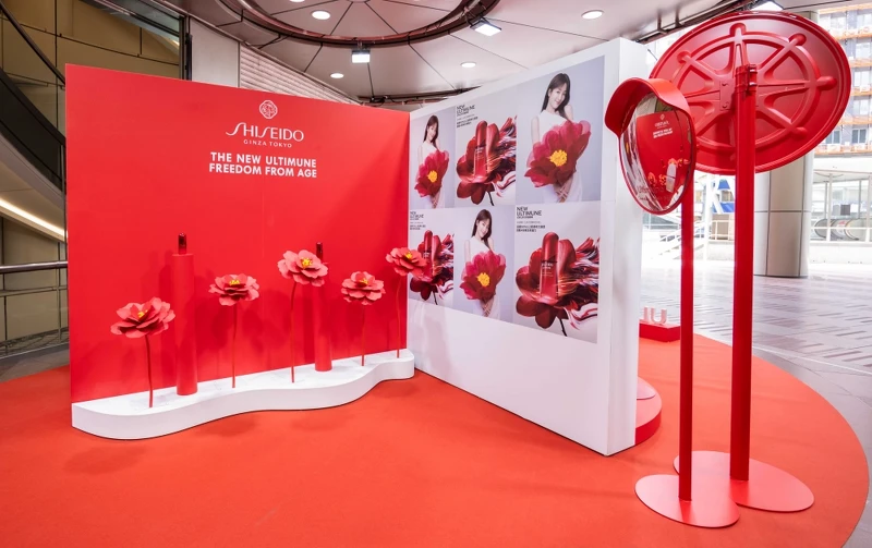 資生堂國際櫃小紅瓶「最上鏡攝影活動快閃體驗店」空景照。 資生堂國際櫃小紅瓶「最上鏡攝影活動快閃體驗店」空景照。