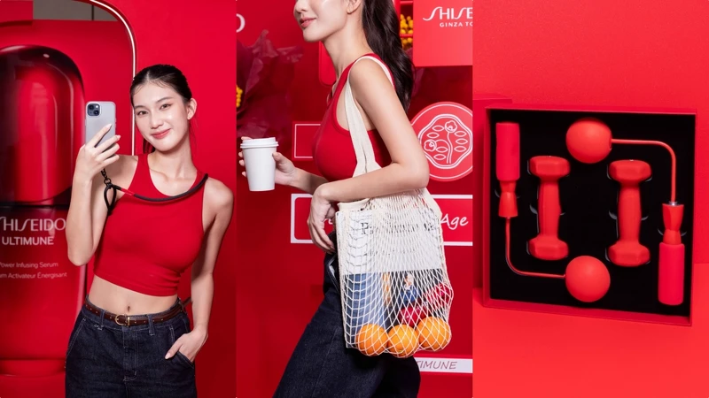 資生堂國際櫃小紅瓶「最上鏡攝影活動快閃體驗店」滿額禮。 資生堂國際櫃小紅瓶「最上鏡攝影活動快閃體驗店」滿額禮。