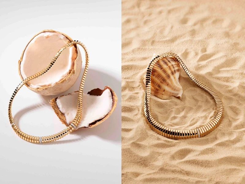 左: Rayon de Soleil項圈NT10,000,右: Rayon de Soleil項圈NT15,500 左: Rayon de Soleil項圈NT10,000,右: Rayon de Soleil項圈NT15,500