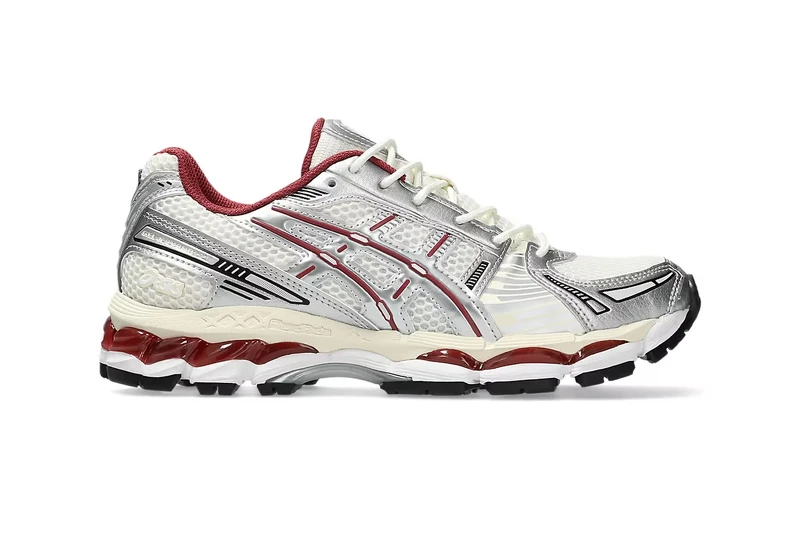 ASICS GEL-KAYANO 12.1 金屬感新色 Silver/Red
