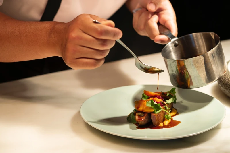 餐廳強調食材真味與在地風土。 餐廳強調食材真味與在地風土。