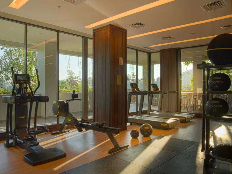 健身中心。 健身中心。