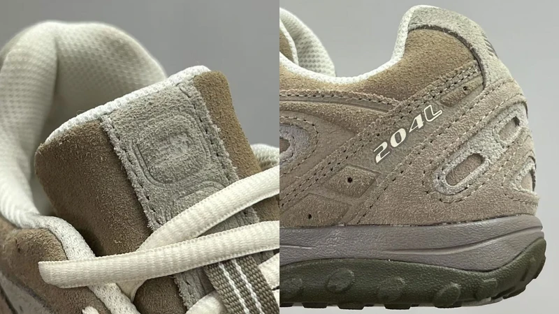 Kith x New Balance 204L 聯名鞋款細節展示