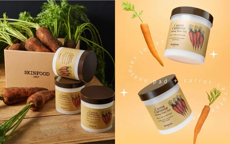 Skinfood 胡蘿蔔素舒緩補水棉片,60入 NT1,304 Skinfood 胡蘿蔔素舒緩補水棉片,60入 NT1,304