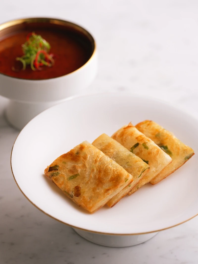 川雅過中點心「川味點心」，手工蔥油餅搭配和牛醬