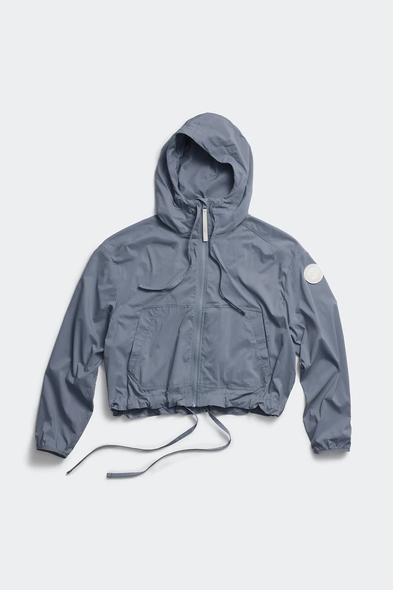 【Canada Goose】 Kaslo 短風衣-女款-靜氧藍-$24,200 NTD