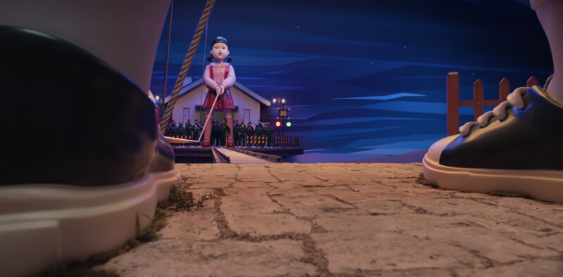 第 5 項是英熙與哲秀的跳繩遊戲。 第 5 項是英熙與哲秀的跳繩遊戲。