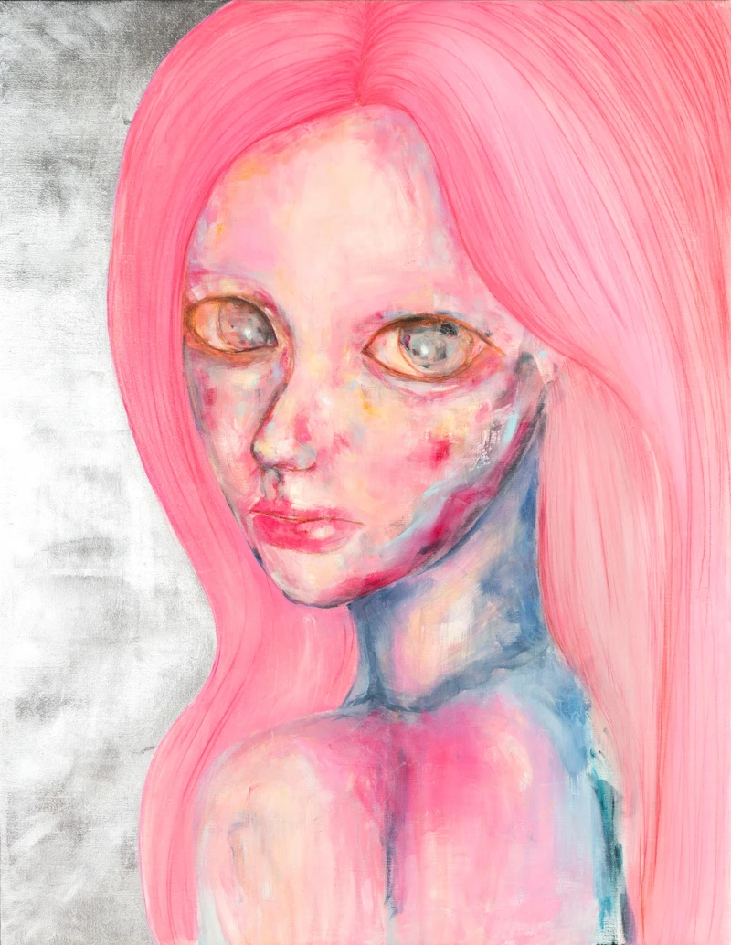 【獵物系列|Star Girl】 116.5x91cm Acrylic 亞麻畫布2025 【獵物系列|Star Girl】 116.5x91cm Acrylic 亞麻畫布2025