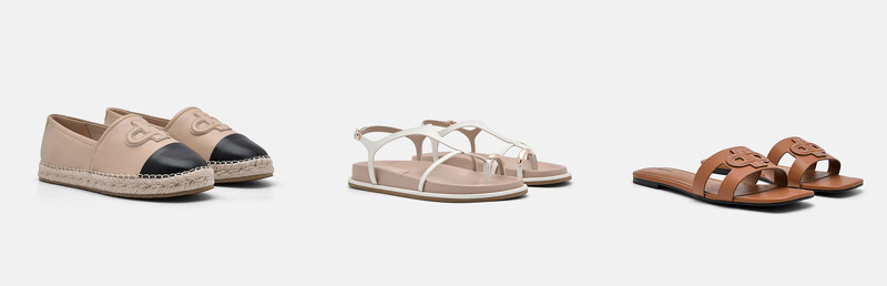 Icon皮革漁夫鞋,NT3,390、Lia 籠式涼鞋(石灰白),NT2,690、Icon皮革涼鞋,NT2,690。 Icon皮革漁夫鞋,NT3,390、Lia 籠式涼鞋(石灰白),NT2,690、Icon皮革涼鞋,NT2,690。