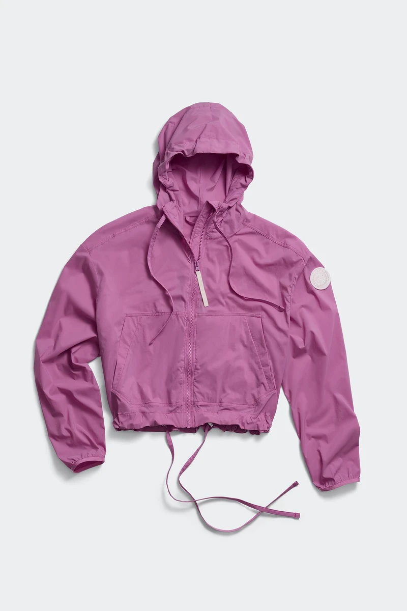 【Canada Goose】 Kaslo 短風衣-女款-暗洋紅色-$24,200 NTD 