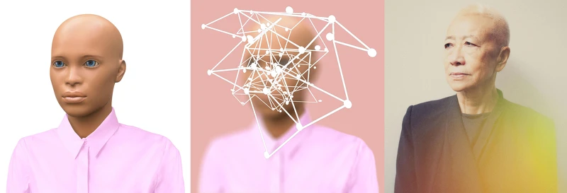 三張圖分別由藝術家提供，中圖為《被追蹤的自我肖像》（2019）