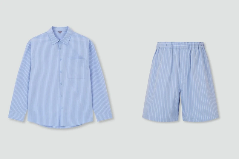 J-Hope同款JAJU淺藍色條紋睡衣 J-Hope同款JAJU淺藍色條紋睡衣