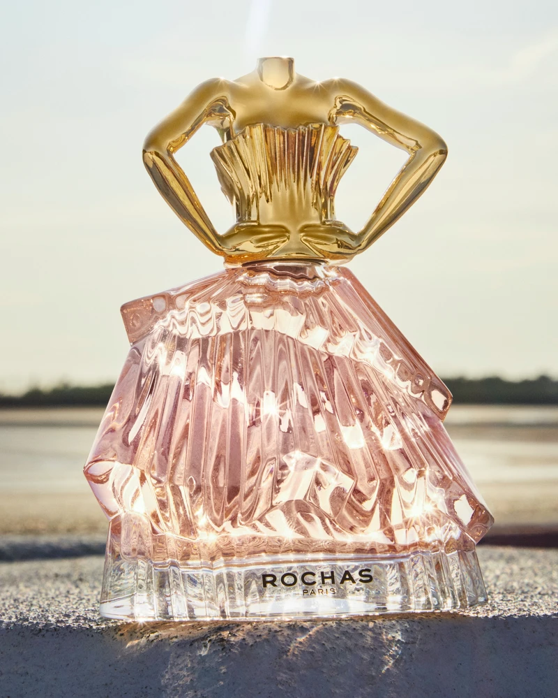 ROCHAS AUDACE逆光女神淡香精情境圖。