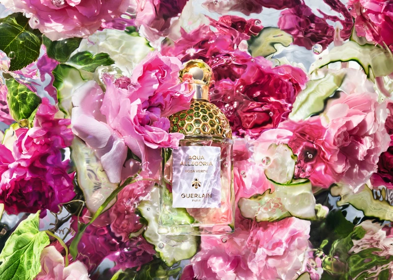 嬌蘭花草水語夏沁玫瑰淡香水情境圖。