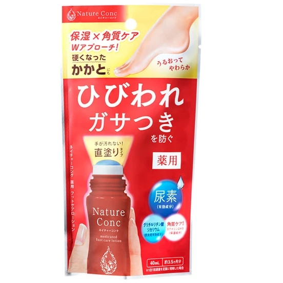 NARIS UP Nature Conc足部護理乳液，棒狀瓶身設計