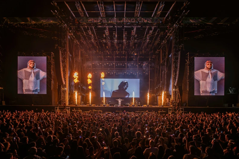 Black Eyed Peas黑眼豆豆於舞台上熱力演出