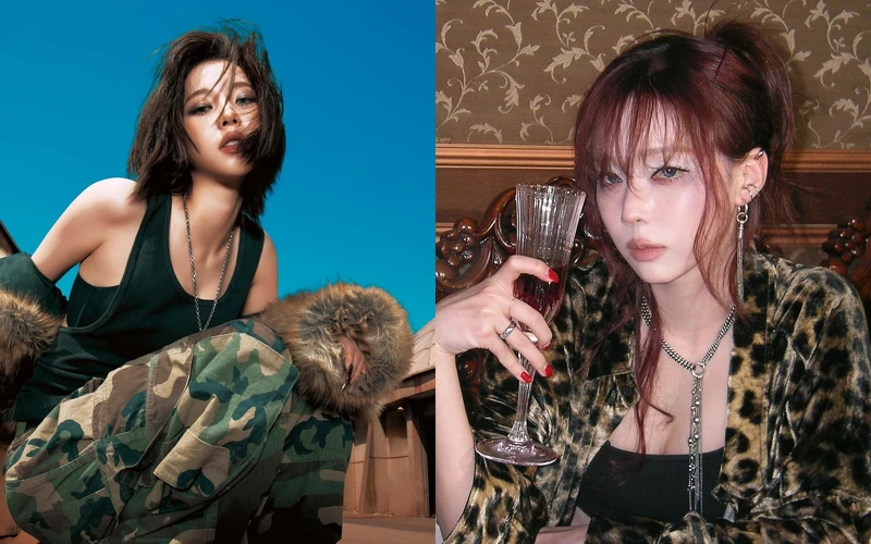 左:Karna,右:Winter。(Photo/ IG @aespa_official、@imwinter) 左:Karna,右:Winter。(Photo/ IG @aespa_official、@imwinter)