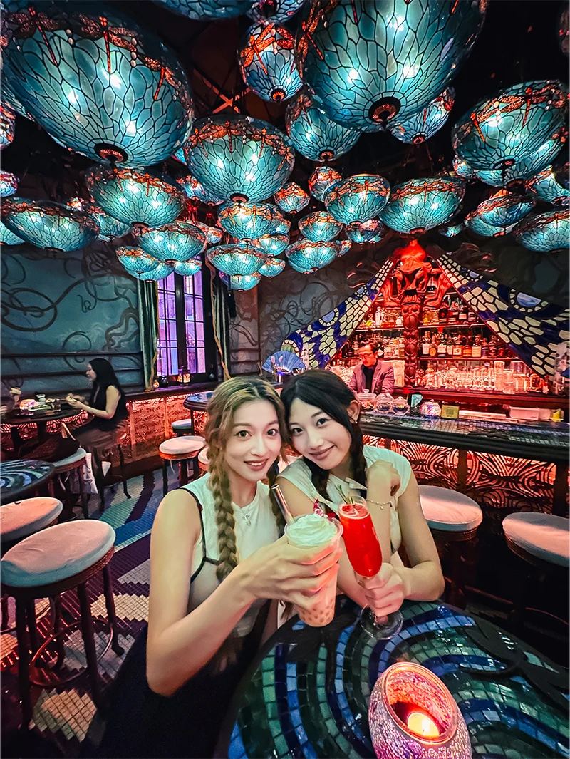 調酒左至右:The Milky Way 2.0、Porbidden Flute 調酒左至右:The Milky Way 2.0、Porbidden Flute