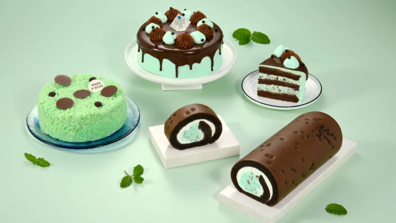 亞尼克薄荷巧克力系列蛋糕與生乳捲 亞尼克薄荷巧克力系列蛋糕與生乳捲