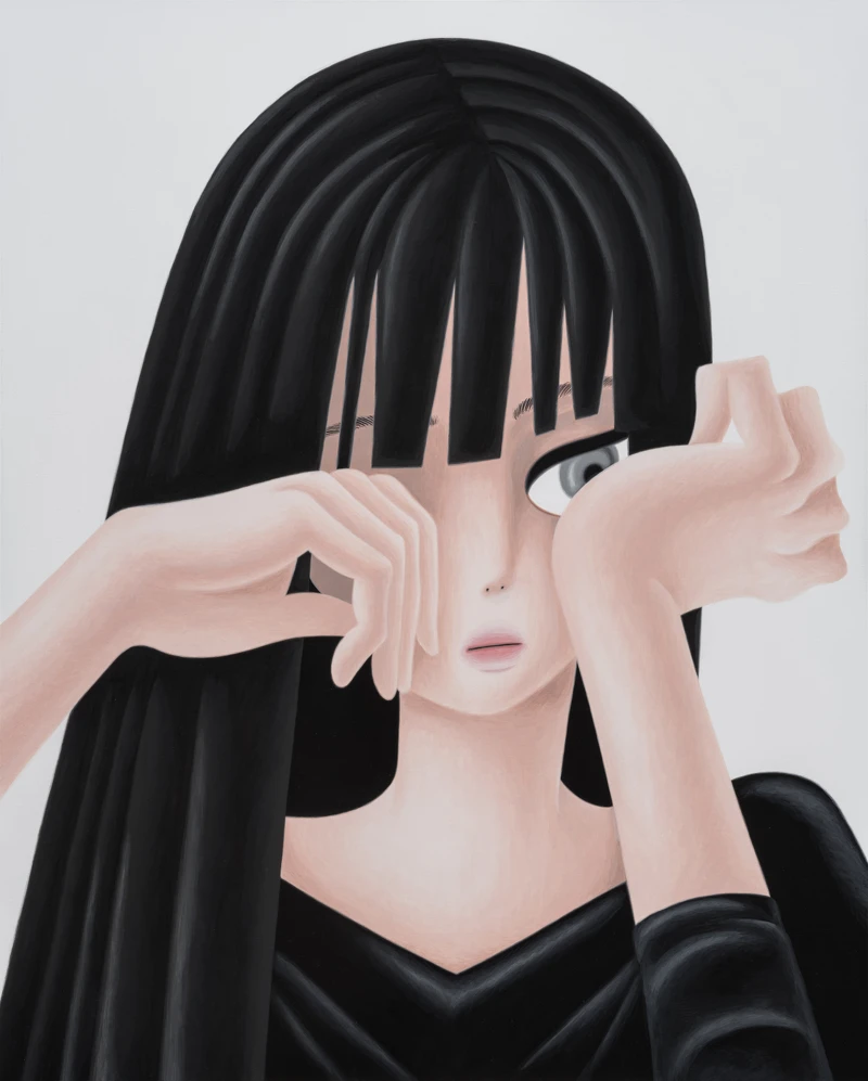 展覽精選作品|Eyewinker 眨眼|2024|壓克力、畫布|L100 x W80 cm|Photo: BSTUDIO (Jeon Byung Cheol), courtesy of Saatchi Yates. 展覽精選作品|Eyewinker 眨眼|2024|壓克力、畫布|L100 x W80 cm|Photo: BSTUDIO (Jeon Byung Cheol), courtesy of Saatchi Yates.