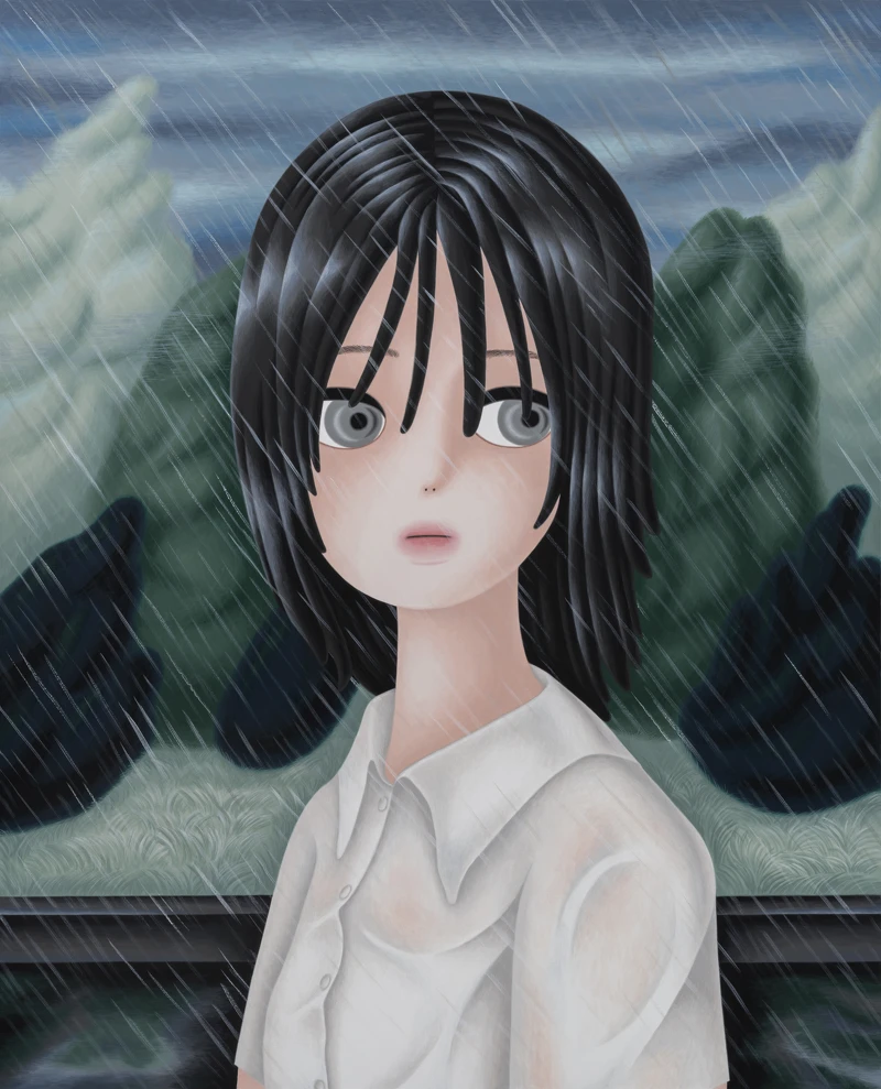 展覽精選作品|Rainy Day 雨天|2025|壓克力、畫布|L180 x W144 cm|Photo: BSTUDIO (Jeon Byung Cheol), courtesy of Saatchi Yates. 展覽精選作品|Rainy Day 雨天|2025|壓克力、畫布|L180 x W144 cm|Photo: BSTUDIO (Jeon Byung Cheol), courtesy of Saatchi Yates.