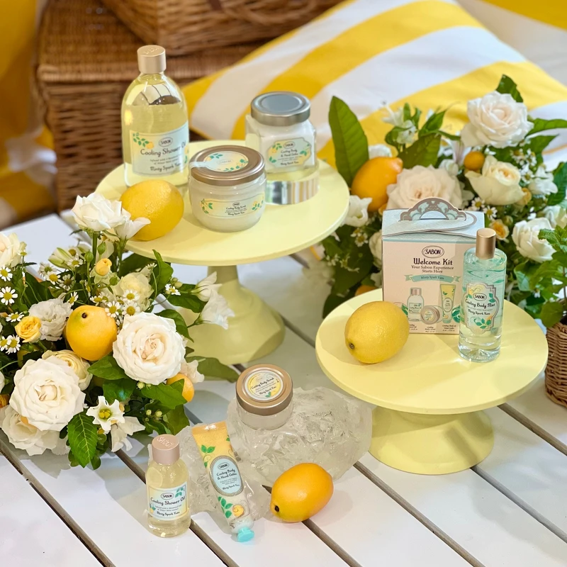 SABON沁柚莫西多限量系列實品照。