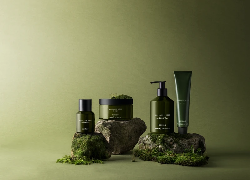 Bamford木苔身體保養系列形象圖。
