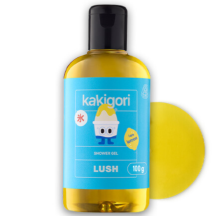 LUSH檸檬刨冰沐浴露110g，NT400、260g，NT800、540g，NT1,300