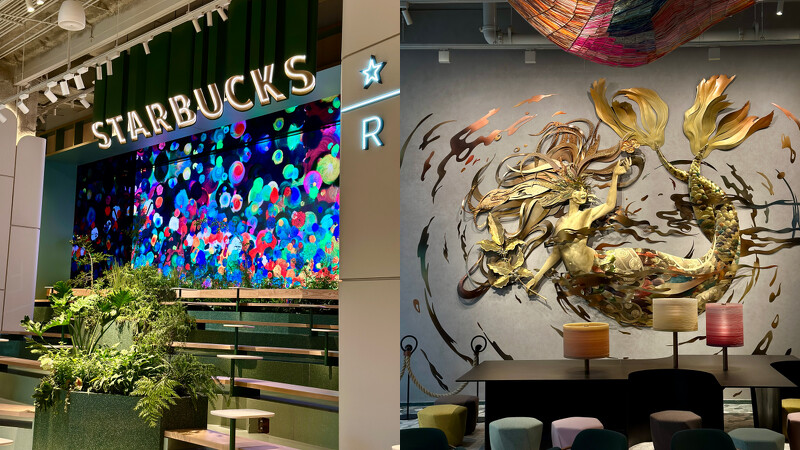 6F星巴克典藏DREAM PLAZA台北店景照 6F星巴克典藏DREAM PLAZA台北店景照